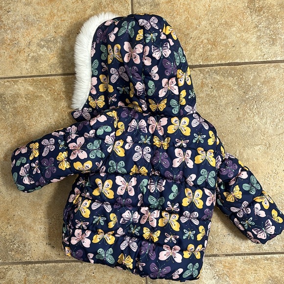 Carter’s Butterfly Winter Jacket - Picture 3 of 4